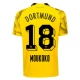 BVB Borussia Dortmund Moukoko 18 Kolmas Pelipaita 2023-24 Jalkapallo Pelipaidat Peliasut