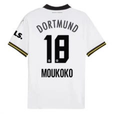 BVB Borussia Dortmund Moukoko 18 Kolmas Pelipaita 2024-25 Jalkapallo Pelipaidat Peliasut