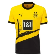 BVB Borussia Dortmund Naisten Kotipelipaita 2023-24 Jalkapallo Pelipaidat Peliasut