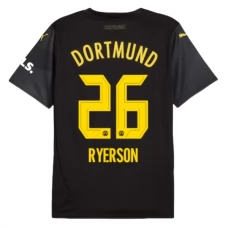 BVB Borussia Dortmund Ryerson 26 Vieraspelipaita 2024-25 Jalkapallo Pelipaidat Peliasut