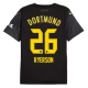 BVB Borussia Dortmund Ryerson 26 Vieraspelipaita 2024-25 Jalkapallo Pelipaidat Peliasut