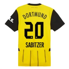 BVB Borussia Dortmund Sabitzer 20 Kotipelipaita 2024-25 Jalkapallo Pelipaidat Peliasut