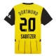 BVB Borussia Dortmund Sabitzer 20 Kotipelipaita 2024-25 Jalkapallo Pelipaidat Peliasut