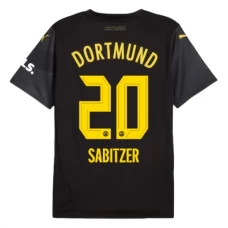 BVB Borussia Dortmund Sabitzer 20 Vieraspelipaita 2024-25 Jalkapallo Pelipaidat Peliasut