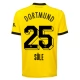 BVB Borussia Dortmund Sule 25 Kotipelipaita 2023-24 Jalkapallo Pelipaidat Peliasut