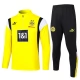 BVB Borussia Dortmund Verryttelypuku 2023-24 - 1-4 Zip Keltainen Musta