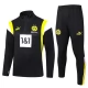 BVB Borussia Dortmund Verryttelypuku 2023-24 - 1-4 Zip Musta