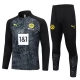 BVB Borussia Dortmund Verryttelypuku 2023-24 - 1-4 Zip Musta