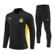 BVB Borussia Dortmund Verryttelypuku 2024-25 - 1-4 Zip Musta