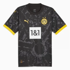 BVB Borussia Dortmund Vieraspelipaita 2023-24 Jalkapallo Pelipaidat Peliasut