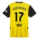 BVB Borussia Dortmund Wolf 17 Kotipelipaita 2024-25 Jalkapallo Pelipaidat Peliasut