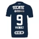 CF Monterrey Vazquez 9 Kotipelipaita 2024-25 Jalkapallo Pelipaidat Peliasut