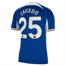 Chelsea FC Caicedo 25 Kotipelipaita 2023-24 Jalkapallo Pelipaidat Peliasut