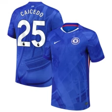 Chelsea FC Caicedo 25 Kotipelipaita 2025-26 Jalkapallo Pelipaidat Peliasut