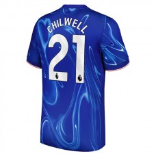Chelsea FC Chilwell 21 Kotipelipaita 2024-25 Jalkapallo Pelipaidat Peliasut
