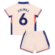 Chelsea FC Colwill 6 Lasten Vieraspelipaita 2024-25 Jalkapallo Pelipaidat Peliasut