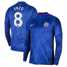 Chelsea FC Enzo 8 Kotipelipaita 2025-26 Jalkapallo Pelipaidat Peliasut(L/S)