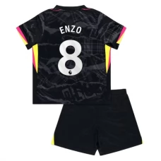 Chelsea FC Enzo 8 Lasten Kolmas Pelipaita 2024-25 Jalkapallo Pelipaidat Peliasut