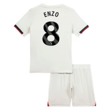 Chelsea FC Enzo 8 Lasten Vieraspelipaita 2025-26 Jalkapallo Pelipaidat Peliasut
