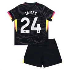 Chelsea FC James 24 Lasten Kolmas Pelipaita 2024-25 Jalkapallo Pelipaidat Peliasut