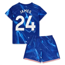 Chelsea FC James 24 Lasten Kotipelipaita 2024-25 Jalkapallo Pelipaidat Peliasut