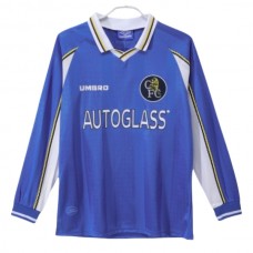 Chelsea FC Kotipelipaita Retro 1997-99 Jalkapallo Pelipaidat Peliasut(L/S)