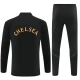 Chelsea FC Lasten Tracksuit 2026-27 - 1-4 Zip Musta