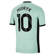 Chelsea FC Mudryk 10 Kolmas Pelipaita 2023-24 Jalkapallo Pelipaidat Peliasut