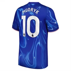 Chelsea FC Mudryk 10 Kotipelipaita 2024-25 Jalkapallo Pelipaidat Peliasut