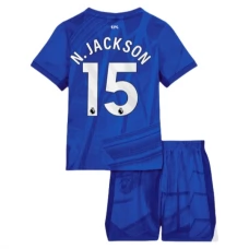 Chelsea FC N.Jackson 15 Lasten Kotipelipaita 2025-26 Jalkapallo Pelipaidat Peliasut