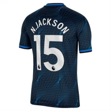 Chelsea FC N.Jackson 15 Vieraspelipaita 2023-24 Jalkapallo Pelipaidat Peliasut