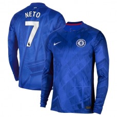 Chelsea FC Neto 7 Kotipelipaita 2025-26 Jalkapallo Pelipaidat Peliasut(L/S)