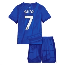 Chelsea FC Neto 7 Lasten Kotipelipaita 2025-26 Jalkapallo Pelipaidat Peliasut