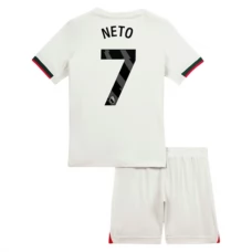 Chelsea FC Neto 7 Lasten Vieraspelipaita 2025-26 Jalkapallo Pelipaidat Peliasut