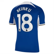 Chelsea FC Nkunku 18 Kotipelipaita 2023-24 Jalkapallo Pelipaidat Peliasut
