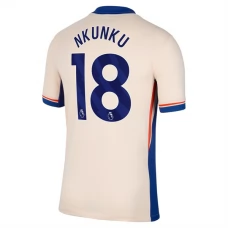 Chelsea FC Nkunku 18 Vieraspelipaita 2024-25 Jalkapallo Pelipaidat Peliasut