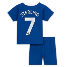 Chelsea FC Sterling 7 Lasten Kotipelipaita 2023-24 Jalkapallo Pelipaidat Peliasut