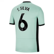 Chelsea FC T.Silva 6 Kolmas Pelipaita 2023-24 Jalkapallo Pelipaidat Peliasut
