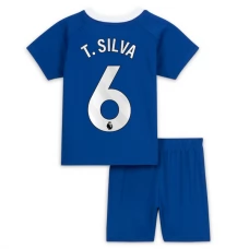 Chelsea FC T. Silva 6 Lasten Kotipelipaita 2023-24 Jalkapallo Pelipaidat Peliasut