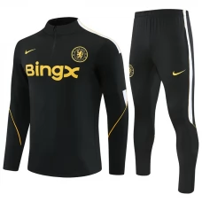 Chelsea FC Tracksuit 2026-27 - 1-4 Zip Musta
