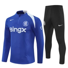 Chelsea FC Verryttelypuku 2025-26 - 1-4 Zip Sininen