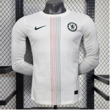 Chelsea FC Vieraspelipaita 2025-26 Jalkapallo Pelipaidat Peliasut(L/S)