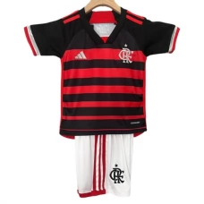 CR Flamengo Lasten Kotipelipaita 2024-25 Jalkapallo Pelipaidat Peliasut