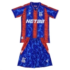 Crystal Palace FC Lasten Kotipelipaita 2024-25 Jalkapallo Pelipaidat Peliasut