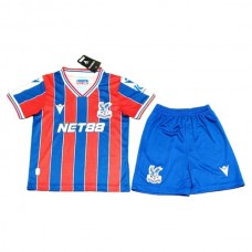 Crystal Palace FC Lasten Kotipelipaita 2025-26 Jalkapallo Pelipaidat Peliasut