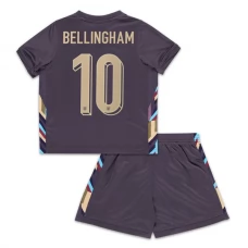 Englanti Bellingham 10 Lasten Vieraspelipaita EM 2024 Jalkapallo Pelipaidat Peliasut