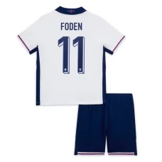 Englanti Foden 11 Lasten Kotipelipaita EM 2024 Jalkapallo Pelipaidat Peliasut