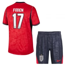 Englanti Foden 17 MM Vieraspaita 2026 Lasten Pelipaita