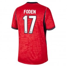 Englanti Foden 17 MM Vieraspaita 2026 Pelipaita