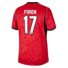 Englanti Foden 17 MM Vieraspaita 2026 Pelipaita